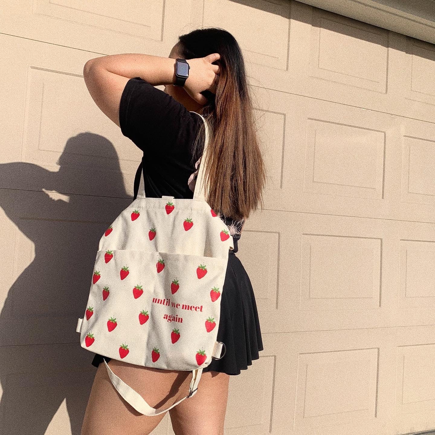 Strawberry with QUOTE Tote