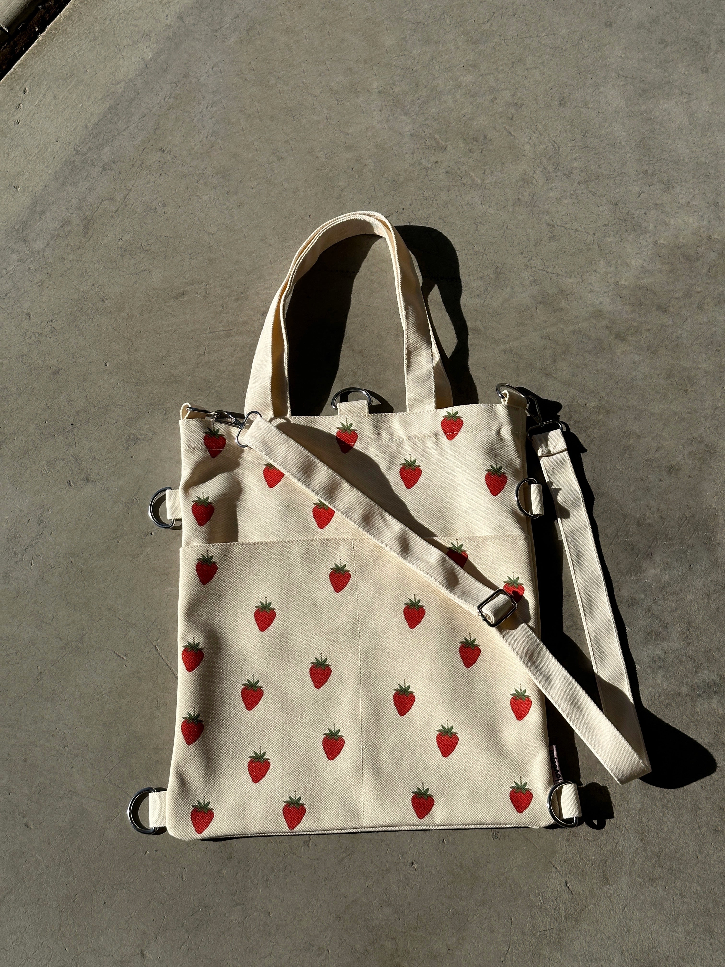 Strawberry tote hot sale