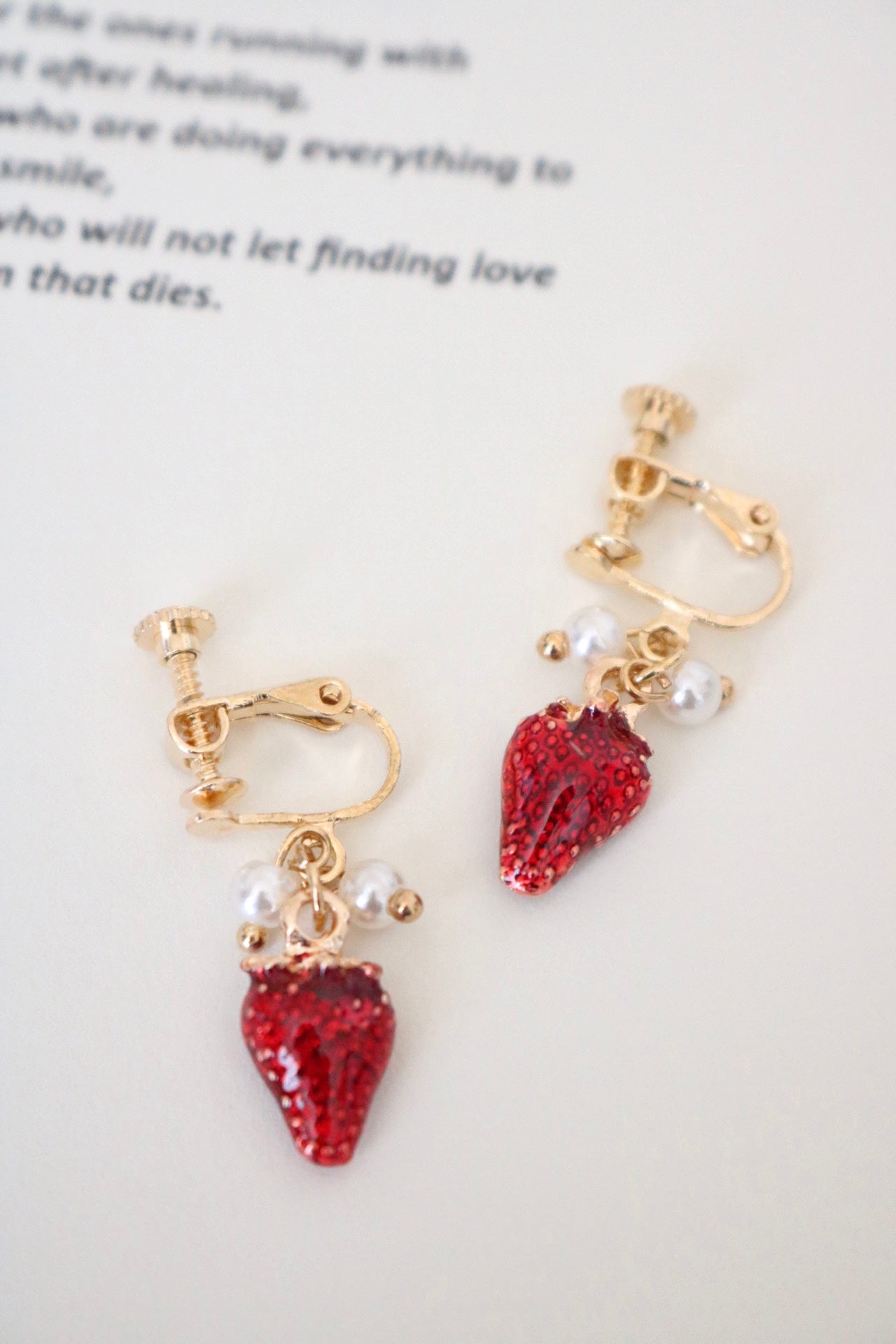 Strawberry Earrings