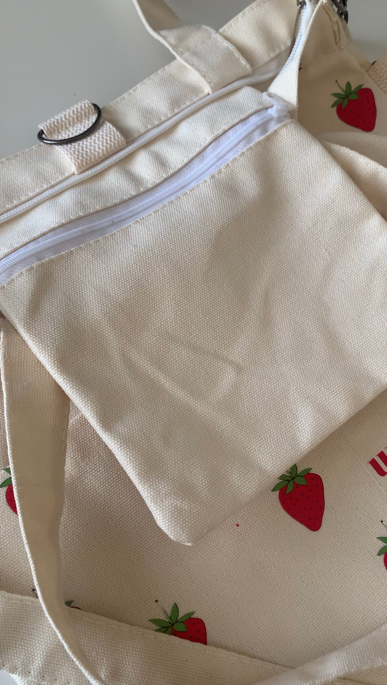Strawberry with QUOTE Tote